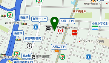 ピザハット東銀座店の地図画像