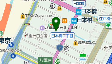 三ツ星ベルト株式会社 東京本社の地図画像