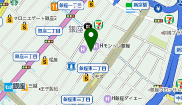 柳銀座3丁目店の地図画像