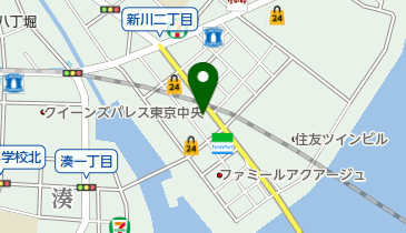 越前堀薬局プッシュの地図画像