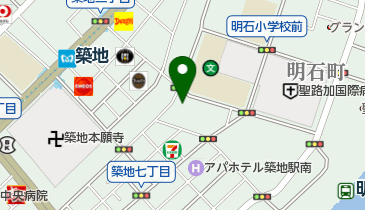 望星築地薬局の地図画像