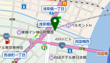 鈴木屋屋形船 浅草橋店の地図画像