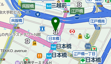 とらや 日本橋店の地図画像