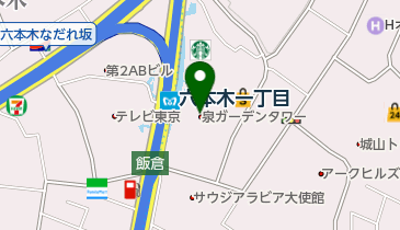 エスフォルタ六本木の地図画像