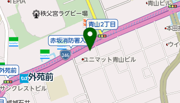 株式会社印傳屋上原勇七 青山店の地図画像