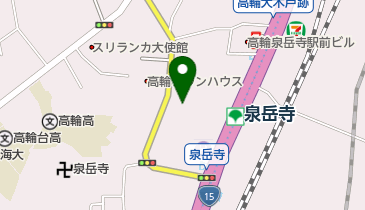 NHK交響楽団の地図画像