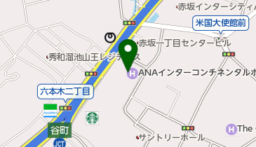 東京全日空ホテル囲碁サロンRancaの地図画像