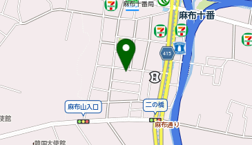中野ダンススクールの地図画像