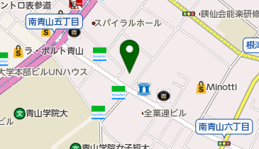 青山きもの学院の地図画像