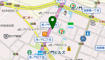 虎ノ門カイロプラクティック院の地図画像