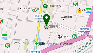 東京女子学園高等学校の地図画像