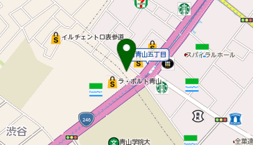 ゼンコー青山店の地図画像