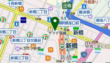 ラ・ピスタ新橋会員センターの地図画像