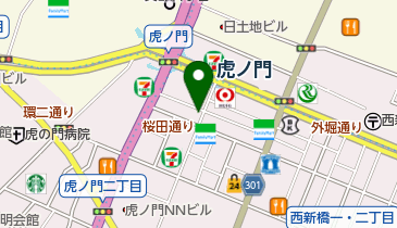 株式会社マスモト虎ノ門の地図画像