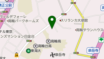 保安寺の地図画像