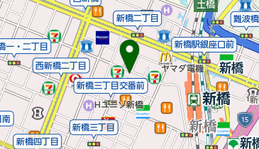 セキネ新橋店の地図画像