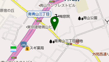 カークメンズフォーマル青山店の地図画像