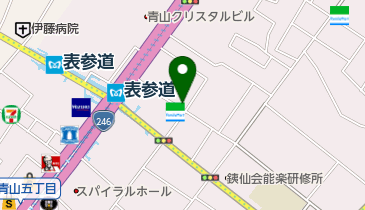 アンジェリーナ表参道の地図画像