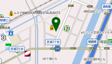 芝浦梱包運輸株式会社の地図画像