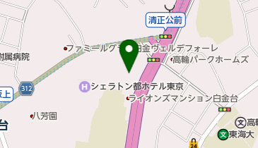 ヘアサロンONO都ホテル店の地図画像