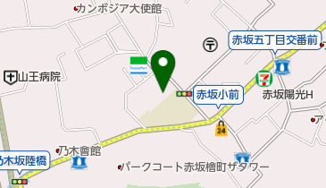 与太呂六本木の地図画像