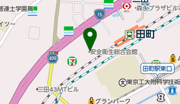 東京労働局 労働基準監督署 三田 方面、労働条件・解雇・賃金の地図画像