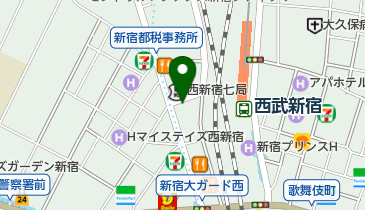 株式会社ケイワンプリント新宿店の地図画像