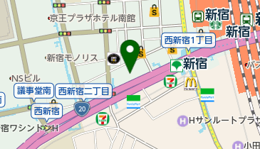 株式会社アートネイチャー 新宿中央店の地図画像