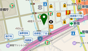 資格の学校TAC新宿校の地図画像