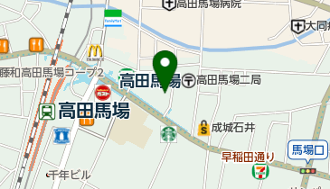 東京書芸協会高田馬場教室の地図画像