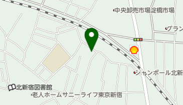 中川ピアノ教室新宿校の地図画像