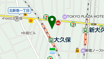 淀橋教会の地図画像