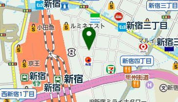 椿屋珈琲店新宿茶寮の地図画像