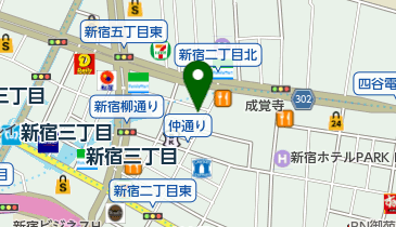 YAO屋OHICHI」(新宿区-スナック/パブ/クラブ-〒160-0022)の地図