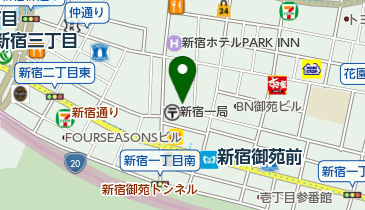 ラジャヴェッタ新宿店の地図画像