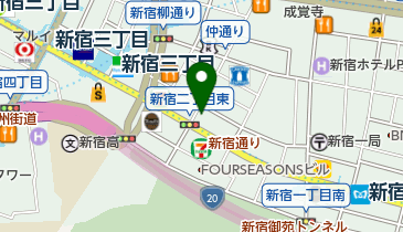 新宿堂時計店の地図画像