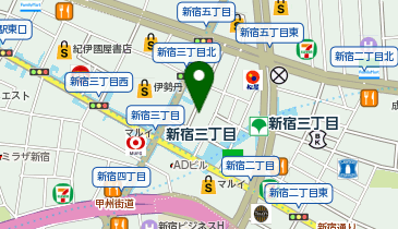 末広亭 楽屋の地図画像