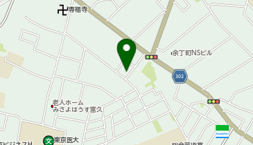 弁天湯の地図画像