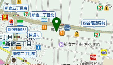 ヘアサロンクレオ新宿店の地図画像