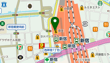 天ぷら新宿つな八 新宿京王デリカ店の地図画像