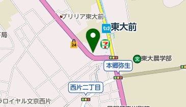 明治牛乳追分販売所の地図画像