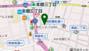 社団法人日本感染症学会の地図画像