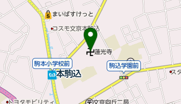 蓮光寺の地図画像