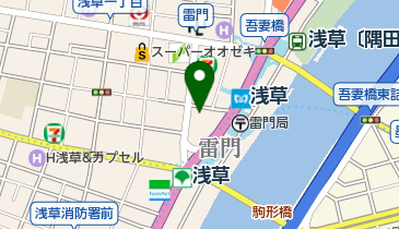 東扇堂の地図画像