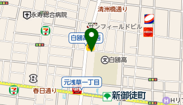 在宅総合ケアセンター元浅草の地図画像