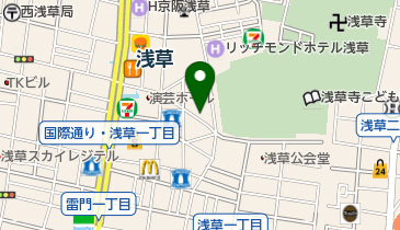 蔦屋袋物店の地図画像