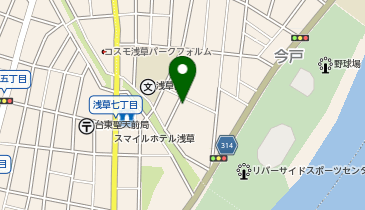 山喜包装株式会社の地図画像