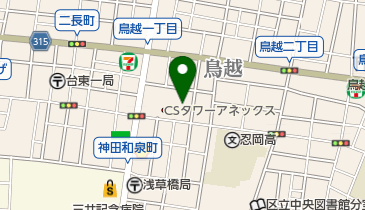 カトリック東京大司教区 浅草教会の地図画像