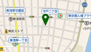 庄司製靴株式会社の地図画像