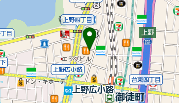 ウエニ靴店の地図画像